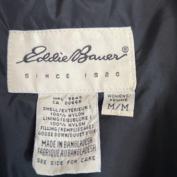 Eddie Bauer Goose Down Puffer Vest - Picture 6 of 10